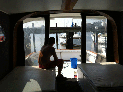 1965 Breuil Enterprise Sportfisherman Looking-Aft