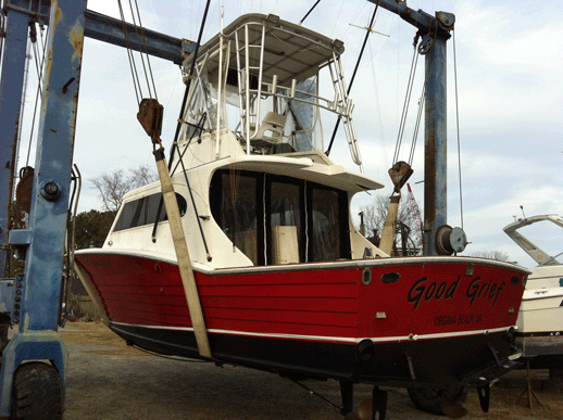 1965 Breuil Enterprise Sportfisherman Rear-Profile