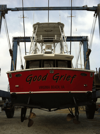 1965 Breuil Enterprise Sportfisherman Stern